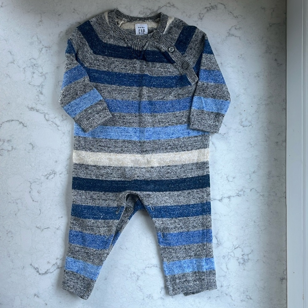 Baby Gap Striped Sweater Onesie